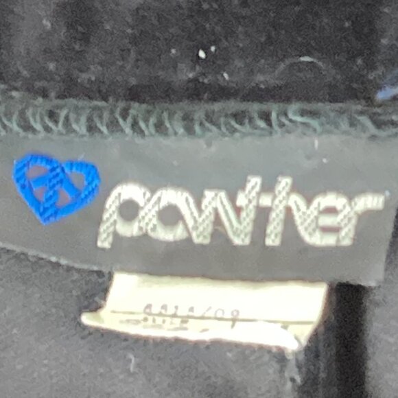 VTG Black Velvet Trouser Pants 80% Wool 20% Nylon by Panther Jr Sz 9 #10S - Picture 6 of 7